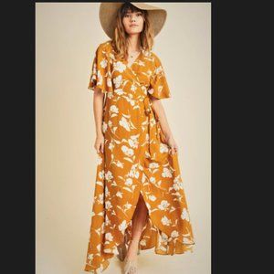 Floral Wrap Dress